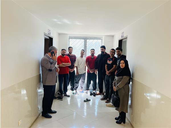 بازدید خانم دکتر خلیلی از خوابگاه پسران